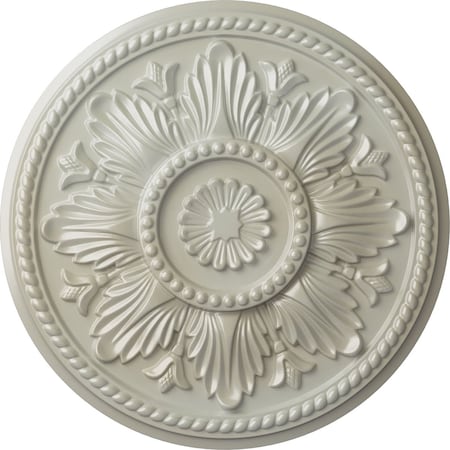 Edinburgh Ceiling Medallion (Fits Canopies up to 5 1/4"), Hand-Painted Flash Blue, 18"OD x 1 3/4"P